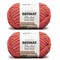 Multipack of 2 - Bernat Blanket Extra Thick 600g-Brick Red